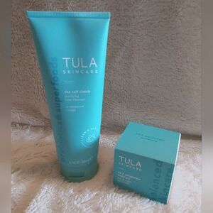 🌺 NIB TULA Skincare Set (Cleanser & 24-7 Moisturizer)